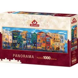 Пазл-панорама. Красочный город, 1000 элементов