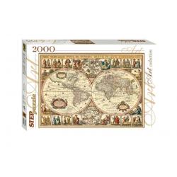 Пазл Историческая карта мира, 2000 элементов