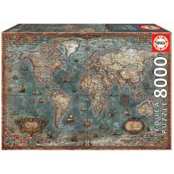 Пазл Историческая карта мира (8000 деталей)