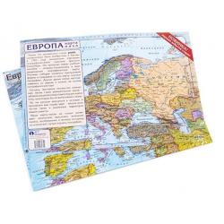 Пазл географический Карта Европы