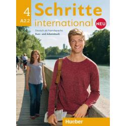 Schritte international Neu 4. A 2.2. Kursbuch+Arbeitsbuch+CD zum Arbeitsbuch (+ CD-ROM количество томов 2)