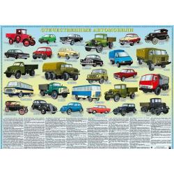 Плакат Отечественные автомобили